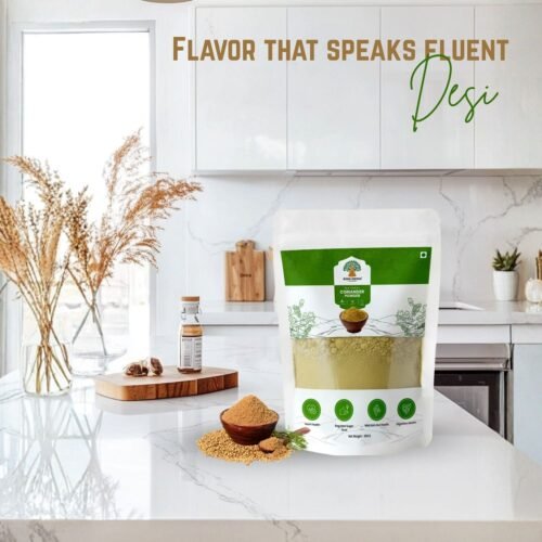 Rishi Krishi Natural Coriander Powder - Aromatic, Digestive Delight & Blood Sugar Balancer