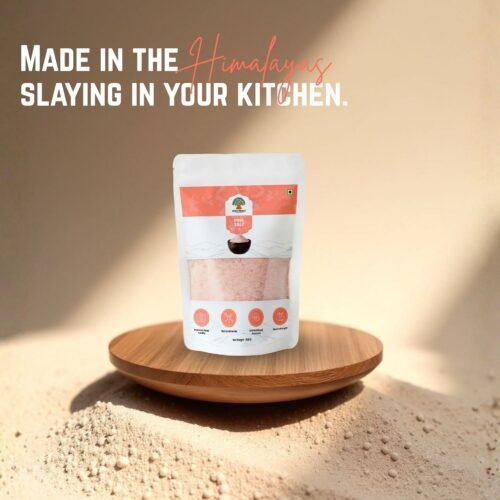 Rishi Krishi Natural Himalayan Pink Salt - Mineral-Rich, pH Balancer & Flavor Enhancer